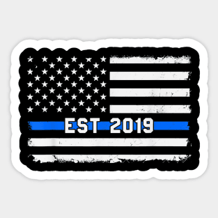 Police Academy 2019 Graduate T shirt Graduation Gift Sticker